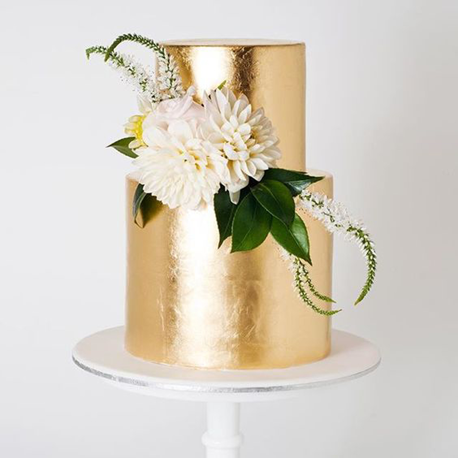 Metallic Cake Trends The Spit Roast Company