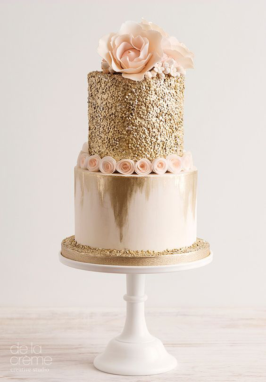 Metallic cake trends - The Spit Roast Company